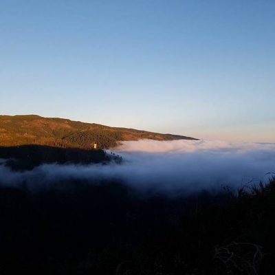 Panorama delle colline in Calabria